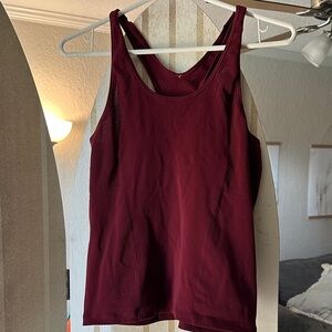 Lululemon Burgundy Tank